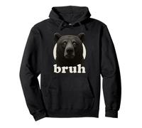 Funny Bear Bruh Humor Meme Zoo Day Niños Niñas Sudadera con Capucha