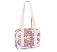Funny Bear - Pequeña bolsa de deporte con diseño de corazón y arco iris, bolsa de gimnasio, ligera, casual, bolsa organizadora de deportes para niños, niñas, niños, mujeres y hombres