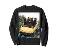 Funny Bear Roller Coaster Meme Silly Graphic Sudadera