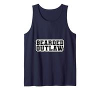 Funny Beard Lover Gift Idea for Men Who Live the Outlaw Life Camiseta sin Mangas