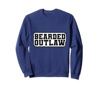 Funny Beard Lover Gift Idea for Men Who Live the Outlaw Life Sudadera