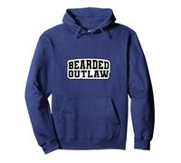 Funny Beard Lover Gift Idea for Men Who Live the Outlaw Life Sudadera con Capucha