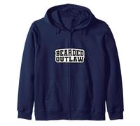 Funny Beard Lover Gift Idea for Men Who Live the Outlaw Life Sudadera con Capucha