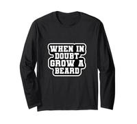 Funny Beard When in Doubt Grow a Beard Best Gift for Bearded Manga Larga