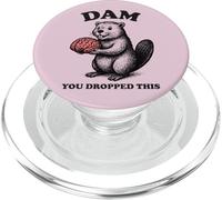 Funny Beaver Brain Dam You Drop This PopSockets PopGrip para MagSafe