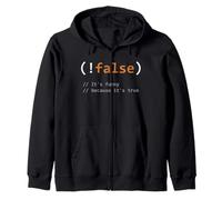 Funny Because It's True - Broma de programador Sudadera con Capucha