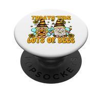 Funny Bee Quote For Women and Beekeeper Cute Honey Bee GNOME PopSockets PopGrip Adhesivo