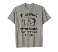 Funny Beer Dad - Sobreviviendo a la paternidad una Cerveza a la Vez Camiseta