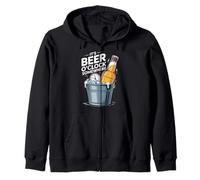 Funny Beer O'Clock National Beer Day Celebration Brew Fan Sudadera con Capucha