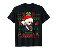 Funny Benjamin Presidente Harrison Christmas Holiday Parody Camiseta