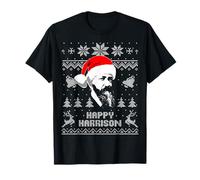 Funny Benjamin Presidente Harrison Christmas Holiday Parody Camiseta