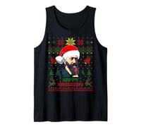 Funny Benjamin Presidente Harrison Christmas Holiday Parody Camiseta sin Mangas