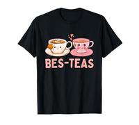 Funny BES-Teas Kawaii Teas Lover Bestie Matching Women Girls Camiseta