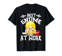 Funny Best Construction Worker GNOME Dad Who Loves Building Camiseta