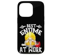 Funny Best Construction Worker GNOME Dad Who Loves Building Carcasa para iPhone 13 Pro