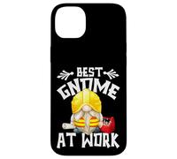 Funny Best Construction Worker GNOME Dad Who Loves Building Carcasa para iPhone 14 Plus
