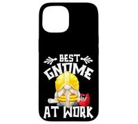 Funny Best Construction Worker GNOME Dad Who Loves Building Carcasa para iPhone 15