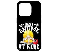 Funny Best Construction Worker GNOME Dad Who Loves Building Carcasa para iPhone 15 Pro