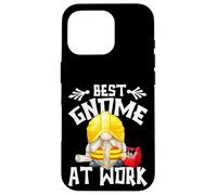 Funny Best Construction Worker GNOME Dad Who Loves Building Carcasa para iPhone 16 Pro