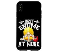 Funny Best Construction Worker GNOME Dad Who Loves Building Carcasa para iPhone XS MAX