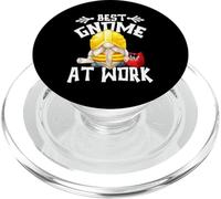 Funny Best Construction Worker GNOME Dad Who Loves Building PopSockets PopGrip para MagSafe