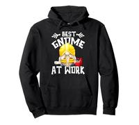 Funny Best Construction Worker GNOME Dad Who Loves Building Sudadera con Capucha