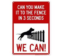 Funny Beware of Dog - Letrero de aluminio de grado industrial, 25,4 x 35,5 cm, fácil montaje, resistente al óxido y a la decoloración, interior y exterior, fabricado en Estados Unidos MY SIGN CENTER