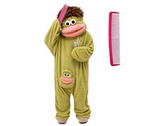 Funny Big Mouth Monster Onesie, Silly Frog Costume with Giant Comb, #3: Small