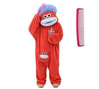 Funny Big Mouth Monster Onesie, Silly Frog Costume with Giant Comb, #9: Small