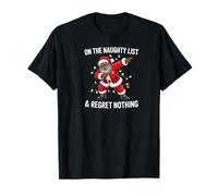 Funny Big Nick Energy Christmas Santa African American Camiseta