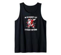 Funny Big Nick Energy Christmas Santa African American Camiseta sin Mangas