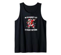 Funny Big Nick Energy Christmas Santa African American Camiseta sin Mangas