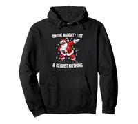 Funny Big Nick Energy Christmas Santa African American Sudadera con Capucha