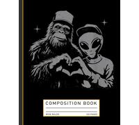 Funny Bigfoot & Alien Notebook: Sasquatch Love Hand Sign Journal