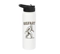 Funny Bigfoot Big Fart Sasquatch Pedos Papá Mordaza Día del Padre Stainless Steel Insulated Water Bottle