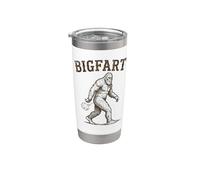 Funny Bigfoot Big Fart Sasquatch Pedos Papá Mordaza Día del Padre Vaso térmico de acero inoxidable de doble pared