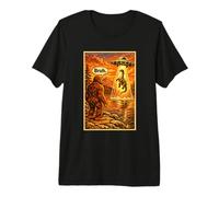 Funny Bigfoot Bruh UFO Alien Loch Ness Monster Abduction Camiseta Premium