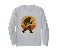 Funny Bigfoot Playing Guitar Bigfoot Musician Rock Music Manga Larga