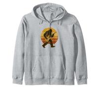 Funny Bigfoot Playing Guitar Bigfoot Musician Rock Music Sudadera con Capucha