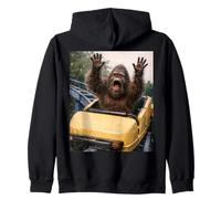 Funny Bigfoot Roller Coaster Meme Silly Graphic Sasquatch Sudadera con Capucha