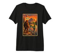 Funny Bigfoot Sasquatch Bruh Loch Ness Monster Introvert Camiseta Premium