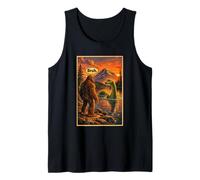 Funny Bigfoot Sasquatch Bruh Loch Ness Monster Introvert Camiseta sin Mangas