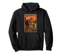 Funny Bigfoot Sasquatch Bruh Loch Ness Monster Introvert Sudadera con Capucha