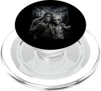 Funny Bigfoot Selfie Rock En UFO Sasquatch PopSockets PopGrip para MagSafe