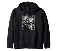 Funny Bigfoot Selfie Rock En UFO Sasquatch Sudadera con Capucha
