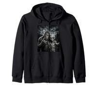 Funny Bigfoot Selfie Rock En UFO Sasquatch Sudadera con Capucha