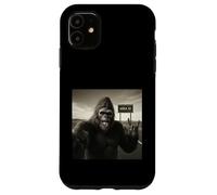 Funny Bigfoot Selfie UFOs UAP Área de Encuentro 51 Visitante Carcasa para iPhone 11