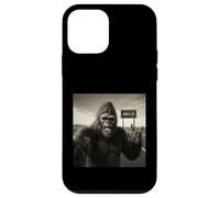 Funny Bigfoot Selfie UFOs UAP Área de Encuentro 51 Visitante Carcasa para iPhone 12 Mini