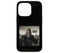 Funny Bigfoot Selfie UFOs UAP Área de Encuentro 51 Visitante Carcasa para iPhone 13 Pro