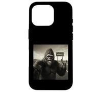 Funny Bigfoot Selfie UFOs UAP Área de Encuentro 51 Visitante Carcasa para iPhone 16 Pro